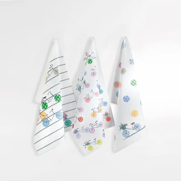 Set 3 Strofinacci PEDALANDO by Gabel Occasione