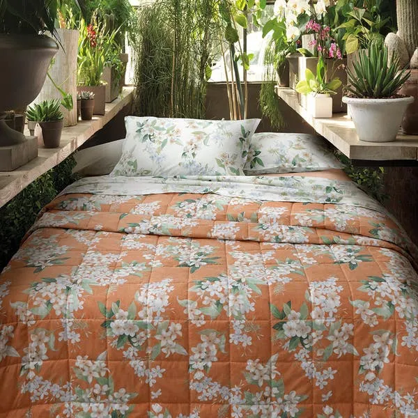 Novità Copriletto HYPNOSE arancio matrimoniale by Gabel