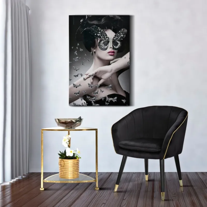 POLTRONA PARIS NERA/GOLD - FERRETTI Di Tendenza