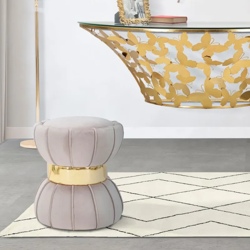 Prezzo Di Fabbrica SGABELLO FLOWER GRIGIO - FERRETTI