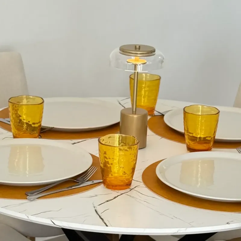 Set 6 Bicchieri HAMMERED In Plastica Acrilica - Arca Nuova Collezione