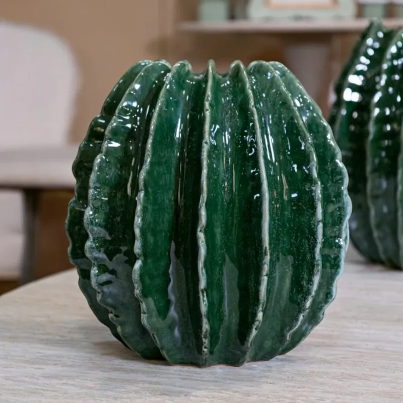 VASO CACTUS BALL CM Ø 23,5X24,5 - FERRETTI Super Prezzo