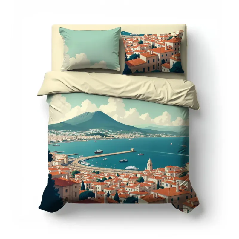 Completo Lenzuola Copriletto GULF by Biancaluna Non Perdere