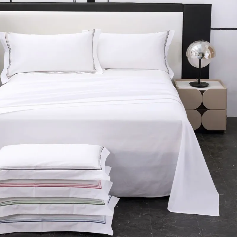 Completo Lenzuola SISSI matrimoniale Raso Di Puro Cotone by Maestri Cotonieri Home Ultime Pezzi