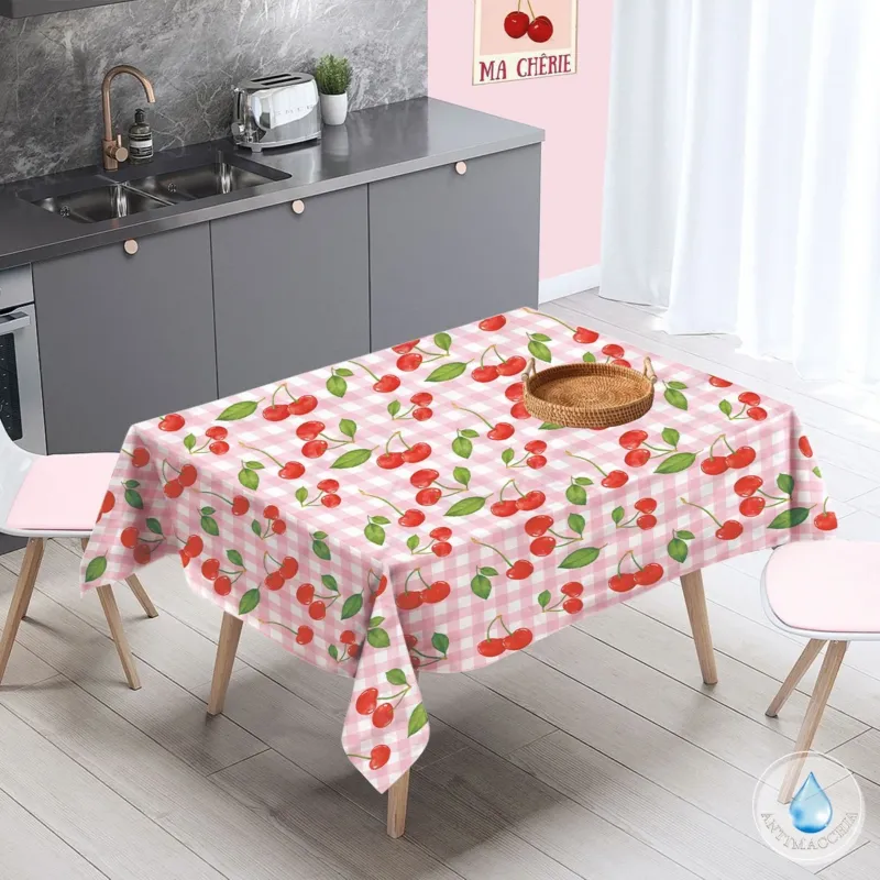 Offerta Tovaglia Antimacchia SI MANGIA CON LE MANI 009 - Antica Tessitura Italiana
