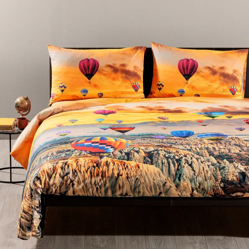 Completo Copripiumino Cappadocia Sogni di Viaggio Caleffi – Matrimoniale Cotone Prezzo Basso