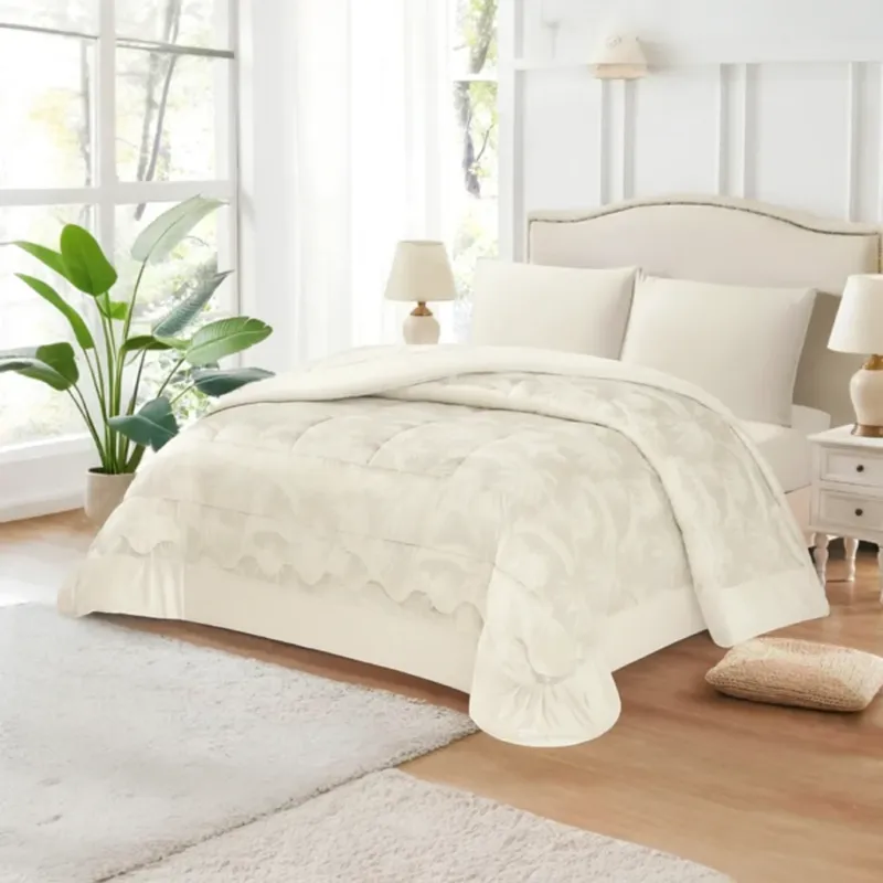 A Buon Prezzo Trapunta Piumone Beatrice in Velluto Jacquard – il Filo