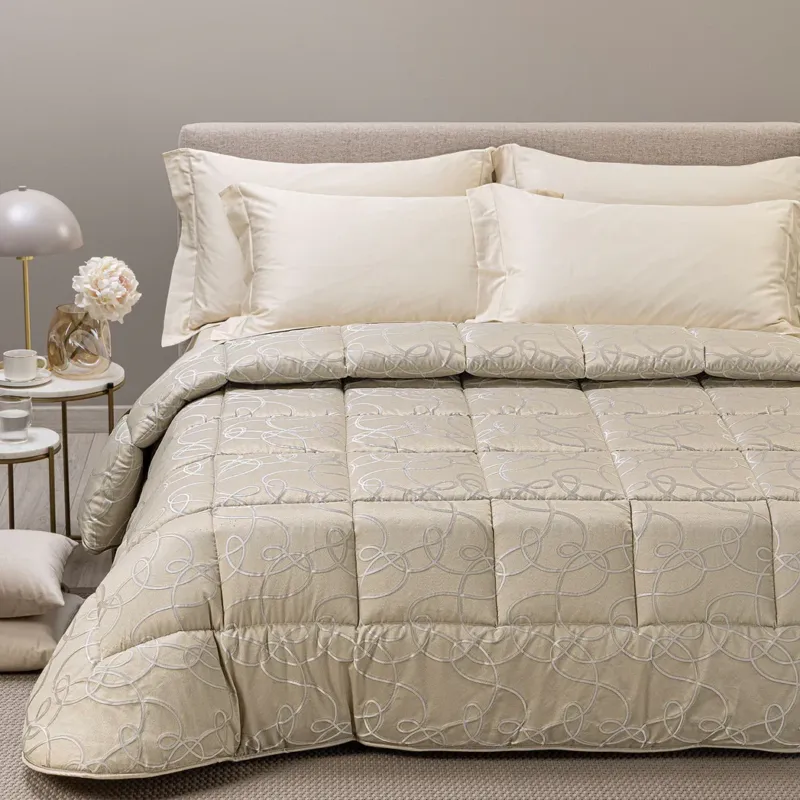 Trapunta In Raso Jacquard Lesley - Caleffi Promo Stagionale