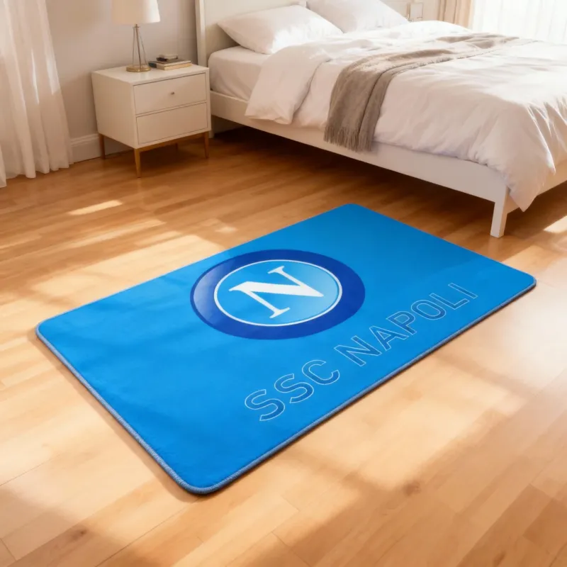 Spedito Oggi Tappeto Ufficiale SSC Napoli Antiscivolo – 80x120 cm