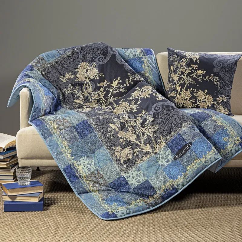Non Perdere Plaid Scaldotto In Cotone Pettinato Berry - Caleffi