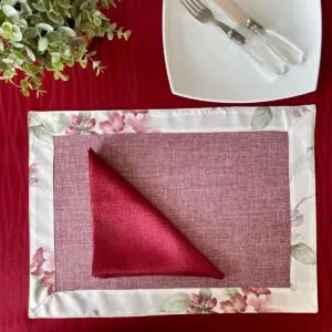 Set 2 tovagliette americane Antimacchia Peonie - Magilù Must-Have