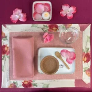 Set 2 tovagliette americane Antimacchia Rose - Magilù Popolare
