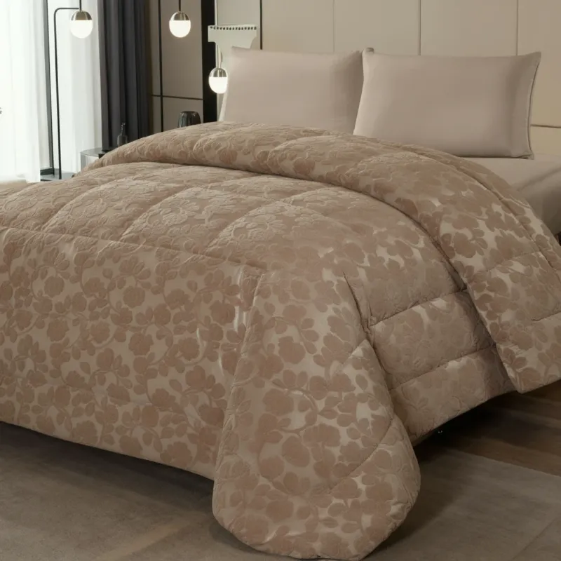 Trapunta Piumone JANE in Velluto Jacquard – il Filo Prezzo Conveniente