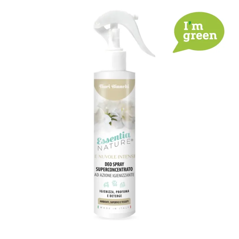 Must-Have Spray Igienizzante Profumato Le Nuvole di Essentia INTENSE Fiori Bianchi 250 ML - Essentia