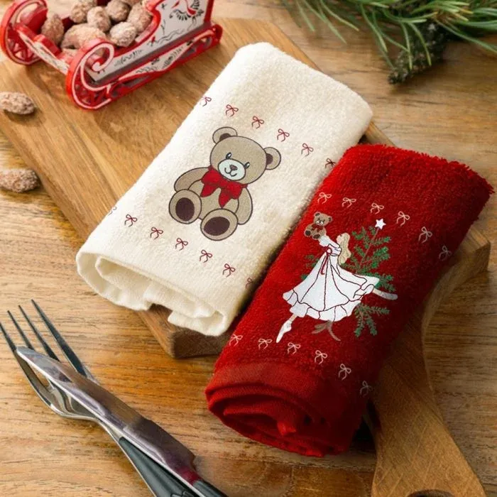 Pagamento Sicuro Set da 2 Strofinacci Digitali Ballerina - Maestri Cotonieri