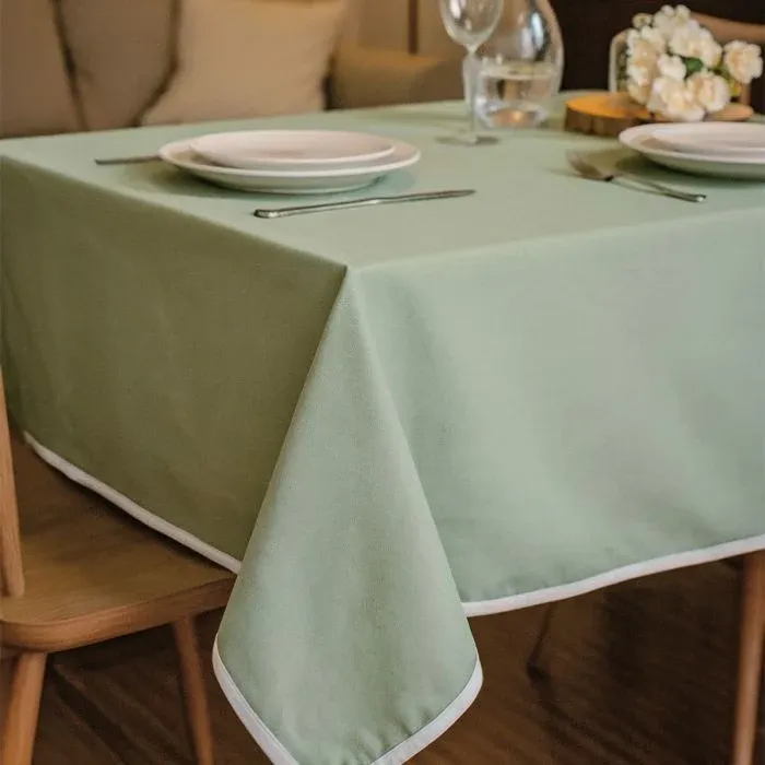 Prezzo Di Fabbrica Tovaglia India Maestri Cotonieri Home in Panama di Cotone con Bordo Bianco – 6 o 12 Posti
